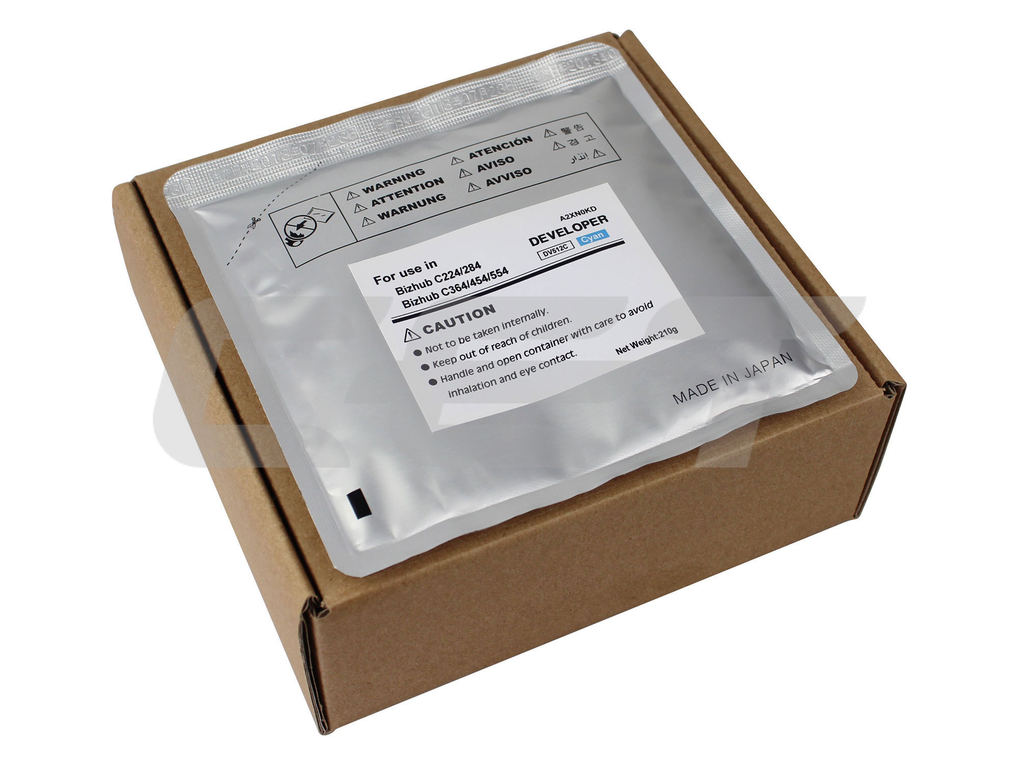 Toner compatível Konica Minolta MICE8126 ciano